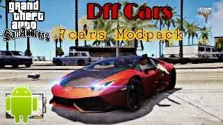 New Dff Cars ModPack For Gta Sa Android || Hindi || Sahara Mod
