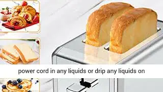 Toaster 2 Slice, whall Stainless Steel,Bagel Toaster with Exgs,Bagel/Defrost/Cancel Function