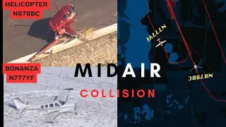 Bonanza Collides with Helicopter on Final Approach; Pilots Miraculously Survive #atc