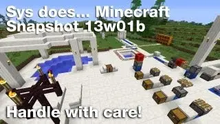 Minecraft: Snapshot 13w02a TNT Trains!