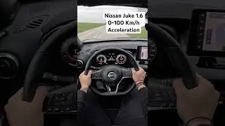 Nissan Juke 1.6 hybrid 0-100 acceleration #acceleration #fyp #automobile #fast #speed #cars #nissan