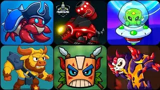 6 Viral Boss Fights in One Video! | Ball V, Stick Blade, Meno, Alpha Guns 2 & More