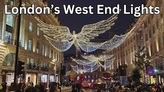 The London West End Lights Of Christmas 2024 - Regent, Oxford & Carnaby Streets 🎄🎅