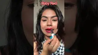 mama Earth Soft matte lipstick swatches/mama Earth Soft matte lipstick Ruby red /@Garry's gallery