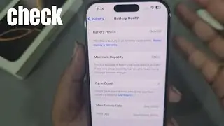 iPhone 16/ 16 Pro: How to check charging time | Check iPhone Battery Charging Cycle Count