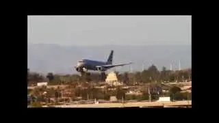 **400TH Video**American Airlines Airbus A319 N819AW Arrivign Rwy 26 at Phoenix Sky Harbor