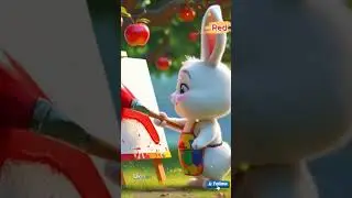 🎨🐰 Learn Colors with Bunny Song 🌈 | Fun Kids Cartoon Music #kidsongs #learncolors #preschool