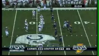 2008 IHSAA Football 5a State Finals Center Grove vs. Carmel (4th qtr)