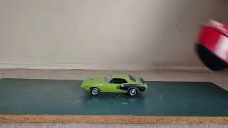 Lily Kink Vs Plymouth Barracuda in red heels preview