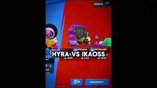 Hyra VS Ikaoss #brawlstars #supercell #shorts #viral #rivalry #hyra #ikaoss #brawl #skulledit