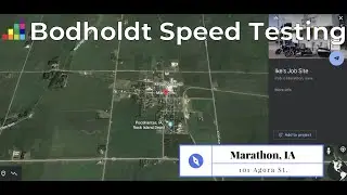 Ike's Job Site @ Agora St | Marathon IA | Cellular Speed Test AT&T T-Mobile US Cellular Verizon