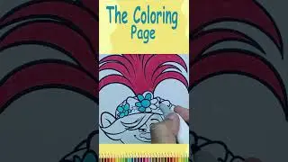 Poppy Trolls Coloring Page | Coloring Trolls | The Coloring Page