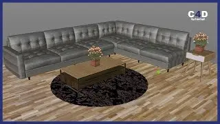 C4D tutorial- Modeling 3d Visual Set in Cinema 4D R20 -Past 02