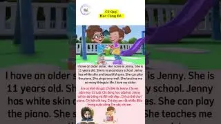 Học C&ugrave;ng B&eacute;   C&ocirc; Qu&yacute; (older sister) #hoccungbe #tienganhchobe #coquy #learnenglish