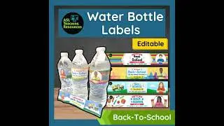 Water Bottle Designs for Kids | Back to School | Sign Language