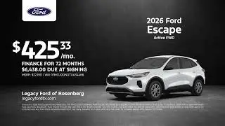 Ford Escape 01/23/2026 6803454