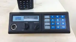 Testing a Marine VHF Radio on channel 10 (156.500MHz)