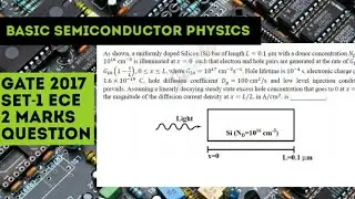 Gate Ece 2017 Question || Basic Semiconductor Physics || EDC