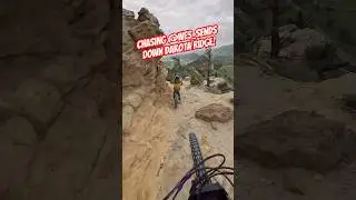 Chasing Wes from @TrioBehindBars down Dakota Ridge #freeridemtb #mtb #downhill