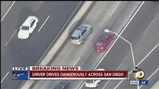 Dangerous pursuit on San Diego freeways