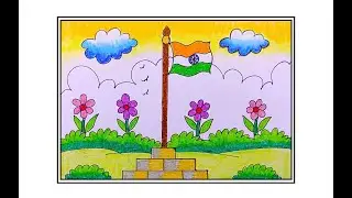 REPUBLIC DAY POSTER /HAPPY REPUBLIC DAY DRAWING/VERY EASY REPUBLIC DAY DRAWING/26 JANUARY DRAWING