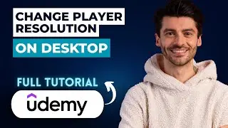 How to Change Udemy Player Resolution on Desktop [2026 Full Guide]