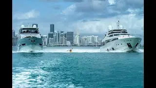 Dane Jackson Takes on the Wake of Two Yachts
