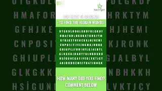 hidden words game by Empress English. how many words can you find? #english #onlineenglishlearning