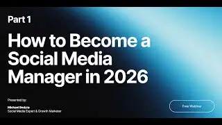 How to Become A Social Media Manager In 2026