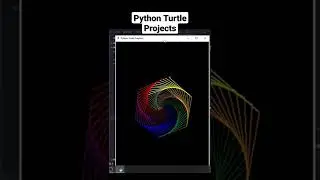 python turtle projects #shorts #youtubeshorts #programming #coding