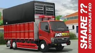 SHARE?!| MOD DYNA HEREX MUKHLAS PEO|MOD BUSSID TERBARU| MOD DYNA MUKHLAS PEO