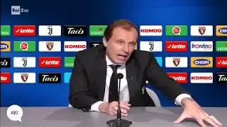Max Allegri sulla sconfitta contro il Real - Quelli che il calcio 08/04/2018