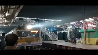 Howrah Midnapore Galloping Local Train at Mecheda Station 