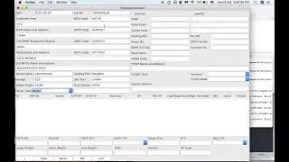 Import Export Shipping Forwarder Desktop Application #TKinter #python #software
