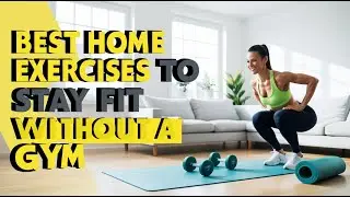 Best Home Exercises to Stay Fit Without a Gym | No Equipment Needed, Healthy body with healthy life