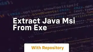 extract java msi from exe