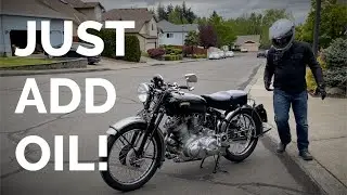 Restoration of 1951 Vincent Rapide - Part 94 - Engine Oil Change and Restart - Part 2 of 2