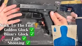TOP 6 HANDGUNS!! Indoor Range, Binary Trigger!!! Glocks!!!