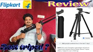 NAFA (55 Inch) Portable Aluminum Tripod #flipkart #nafa #best_trypod, best trypod under ₹1000
