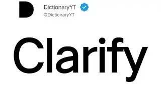 Clarify Meaning in English