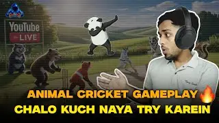 🔥 LIVE Animal Cricket 🏏 | Funny Animal Cricket Gameplay #day2  | Best Animal Cricket Game 2025 🔴