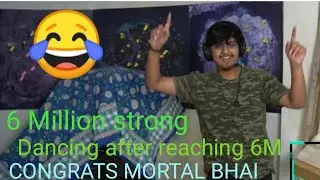 Mortal Dancing after reaching 6Million subscribers