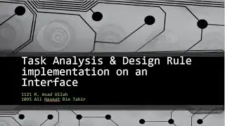 Task Analysis and Design Rules Implementation|| ATM