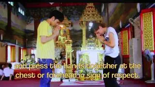 Thai Culture Prostration (Wai)
