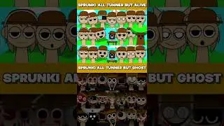 SPRUNKI ALIVE BUT TUNNER 🆚 SPRUNKI GHOST BUT TUNNER #sprunki #gameplay #roblox #shortvideo #games