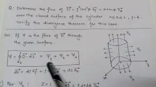 1.12 Numerical based on Divergence theorem  for B-Tech ,GATE ,IES..