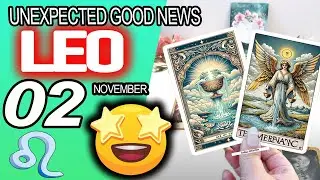 Leo ♌️😃UNEXPECTED GOOD NEWS😲 horoscope for today NOVEMBER 2 2025 ♌️ #leo tarot NOVEMBER
