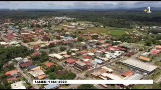 Images a&eacute;riennes de la commune de Matoury en confinement