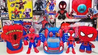 Marvel Spiderman Collection Unboxing Review |RC Spiderman Skateboard|Spidey Change 'N Go Web-Crawler