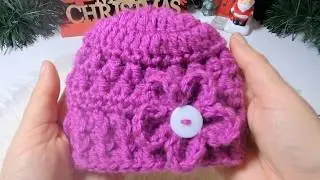 Super Soft & Cute Crochet Baby Hat | Easy Step-By-Step Tutorial